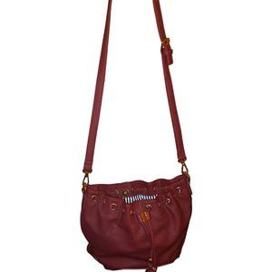 Charming Charlie Crossbody Bucket Bag EUC